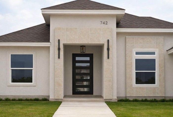 Modern Home – Black Steel Entry Door