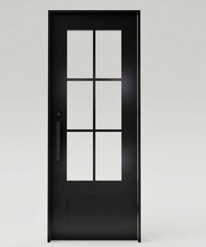 Heritage single door render